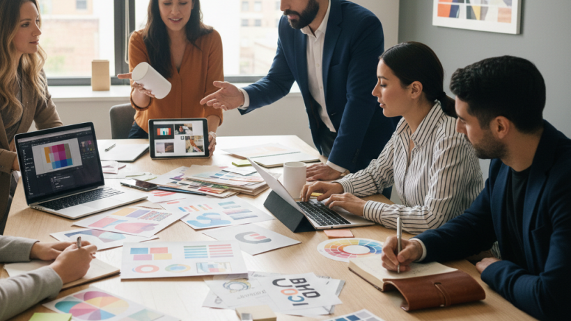 diseño gráfico profesional para negocios hispanos en Estados Unidos